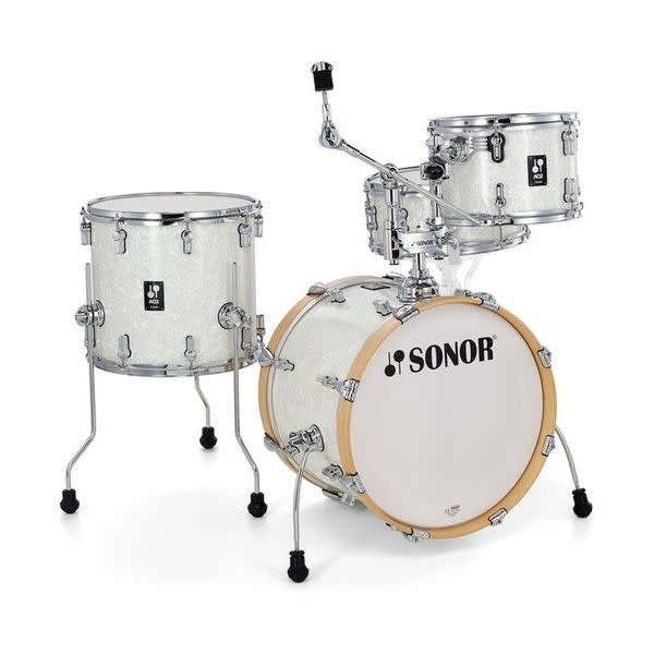 Sonor Sonor AQ2 18" Bop Shell Maple Drum Kit, White Pearl