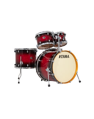 Tama Tama Silverstar 22" Birch Drum Kit, Transparent Red Burst Lacquer