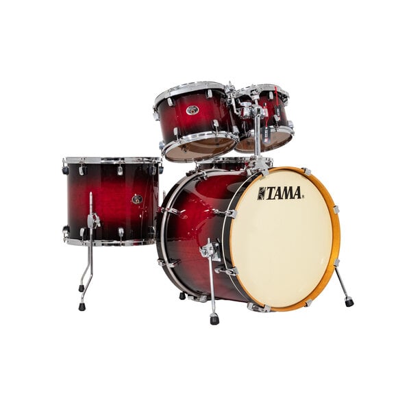 Tama Tama Silverstar 22" Birch Drum Kit, Transparent Red Burst Lacquer
