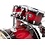 Tama Tama Silverstar 22" Birch Drum Kit, Transparent Red Burst Lacquer