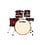 Tama Tama Silverstar 22" Birch Drum Kit, Transparent Red Burst Lacquer