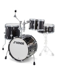 Sonor Sonor AQ2 18" Bop Shell Maple Drum Kit, Transparent Stain Black