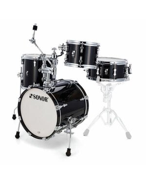Sonor Sonor AQ2 16” Safari Drum Kit, Transparent Stain Black