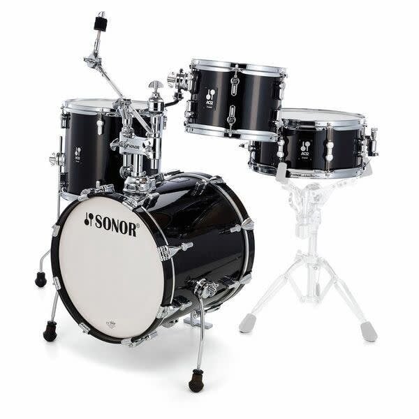 Sonor Sonor AQ2 16” Safari Drum Kit, Transparent Stain Black