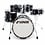 Sonor Sonor AQ2 20" Studio Shell Maple Drum Kit, Transparent Stain Black