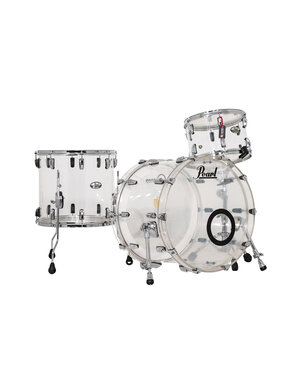 Pearl Pearl Crystal Beat 22" Acrylic Drum Kit, Clear