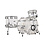 Pearl Pearl Crystal Beat 22" Acrylic Drum Kit, Clear