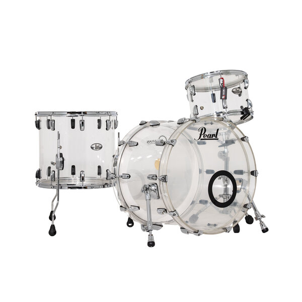 Pearl Pearl Crystal Beat 22" Acrylic Drum Kit, Clear