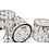Pearl Pearl Crystal Beat 22" Acrylic Drum Kit, Clear