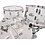 Pearl Pearl Crystal Beat 22" Acrylic Drum Kit, Clear
