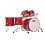 Natal Natal Originals 22" Maple Drum Kit, Red Sparkle