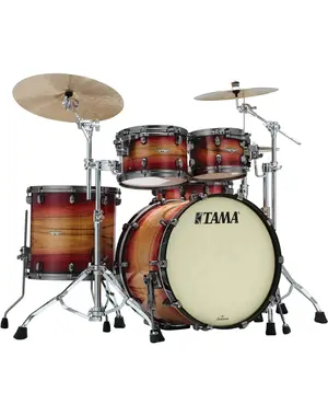 Tama Tama Starclassic 22" Maple Drum Kit, Ruby Pacific Walnut Burst