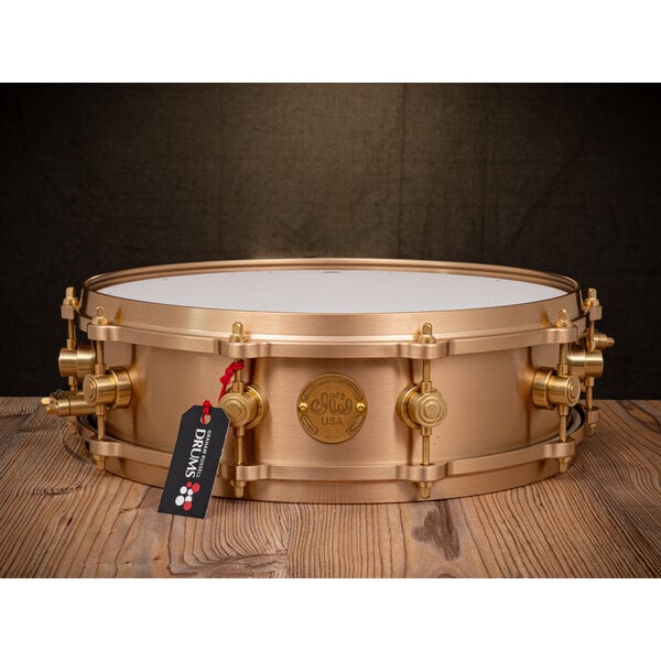 DW Drums DW MFG True-Cast 14" x 4" Bronze Snare Drum