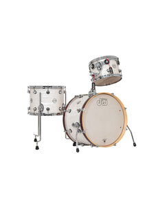 DW Drums DW Design Series 20" Frequent Flyer Drum Kit, White Marine Pearl