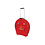 Hardcase Hardcase  HNL9CYM22 22" Trolley Cymbal Case, Red