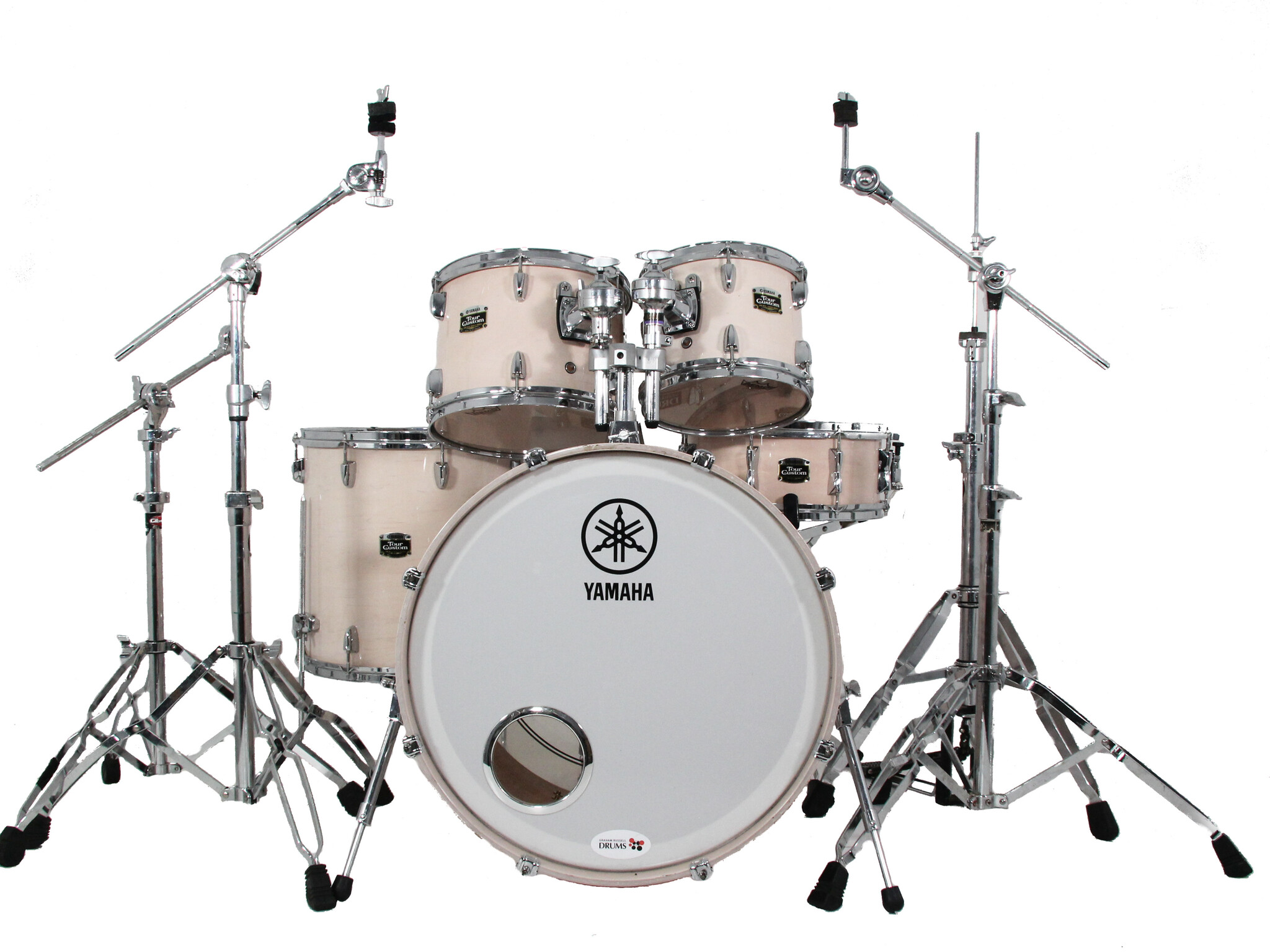 Yamaha Tour Custom drum kit available for hire