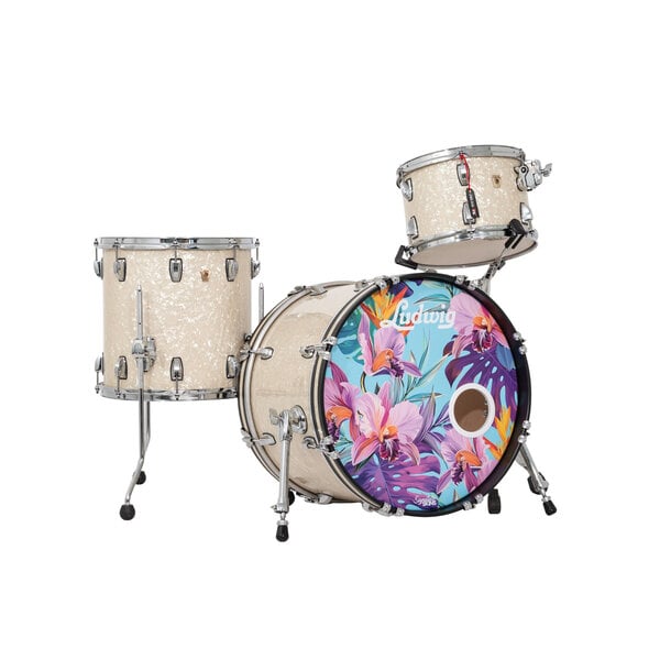 Ludwig Ludwig Classic Maple 20" Downbeat Drum Kit, Vintage Marine Pearl