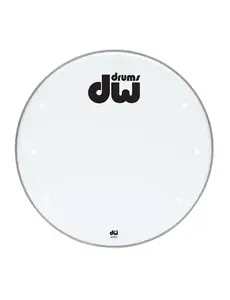 DW Drums DW 22" Smooth White Resonant Head with Vents