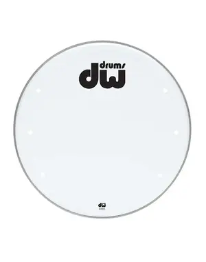DW Drums DW 22" Smooth White Resonant Head with Vents