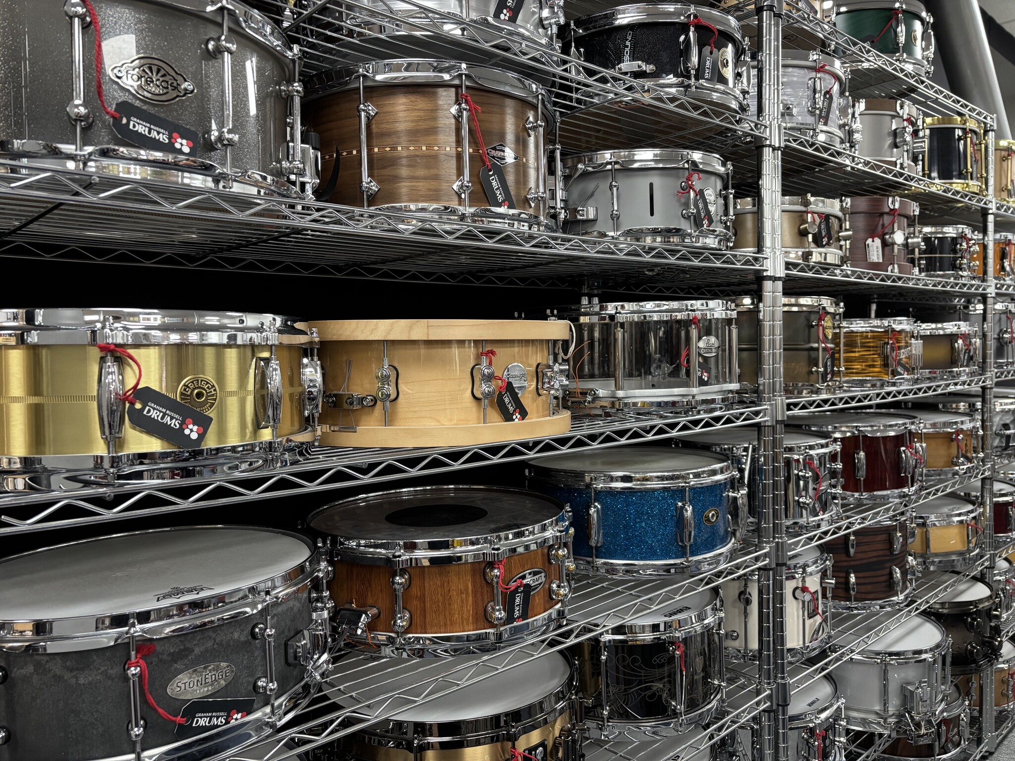 Graham Russell Drums' Favourite Snare Drum Heads: Evans and Remo Compared