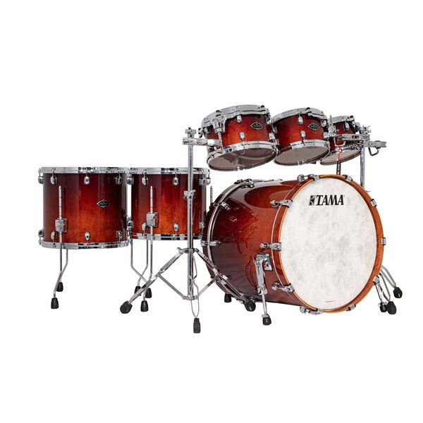 Tama Tama Starclassic 22" Birch Bubinga Drum Kit, Dark Cherry Fade