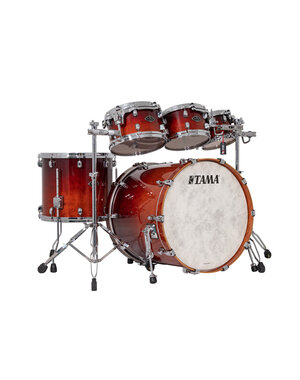 Tama Tama Starclassic 22" Birch Bubinga Drum Kit, Dark Cherry Fade