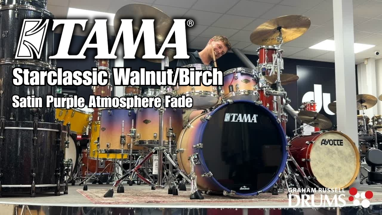 Tama Starclassic Walnut/Birch in Satin Purple Atmosphere Fade