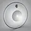 Code Code Boomer 14" Clear Tom Drum Head with Chrome Dot