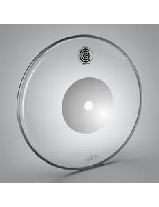 Code Code Boomer 8" Clear Tom Drum Head with Chrome Dot