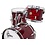 Gretsch Gretsch USA Custom 18" Drum Kit, Ruby Red Pearl