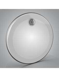 Code Code Signal 16" Smooth White Bass Drum Head with Damping Ring