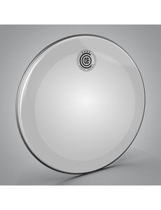Code Code Signal 24" Smooth White Bass Drum Head with Damping Ring
