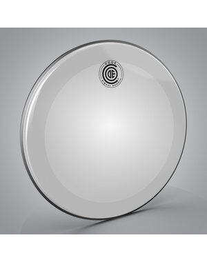  Code Signal 24" Smooth White Bass Drum Head with Damping Ring