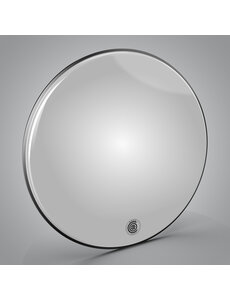 Code Code Enigma  22" Smooth White Bass Drum Head with Damping Ring
