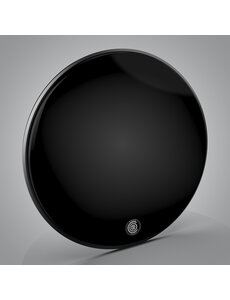 Code Code Enigma 20" Gloss Black Bass Drum Head with Damping Ring