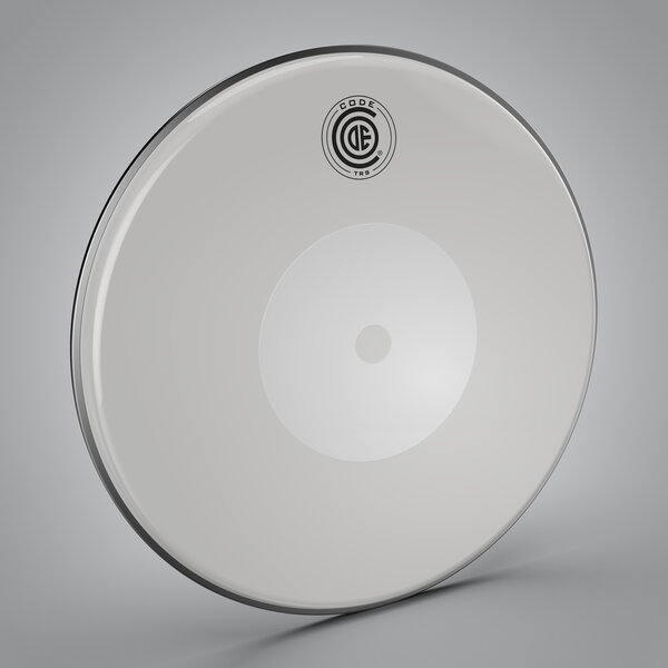 Code Code TRS 14" Smooth White Snare Drum Head with White Dot