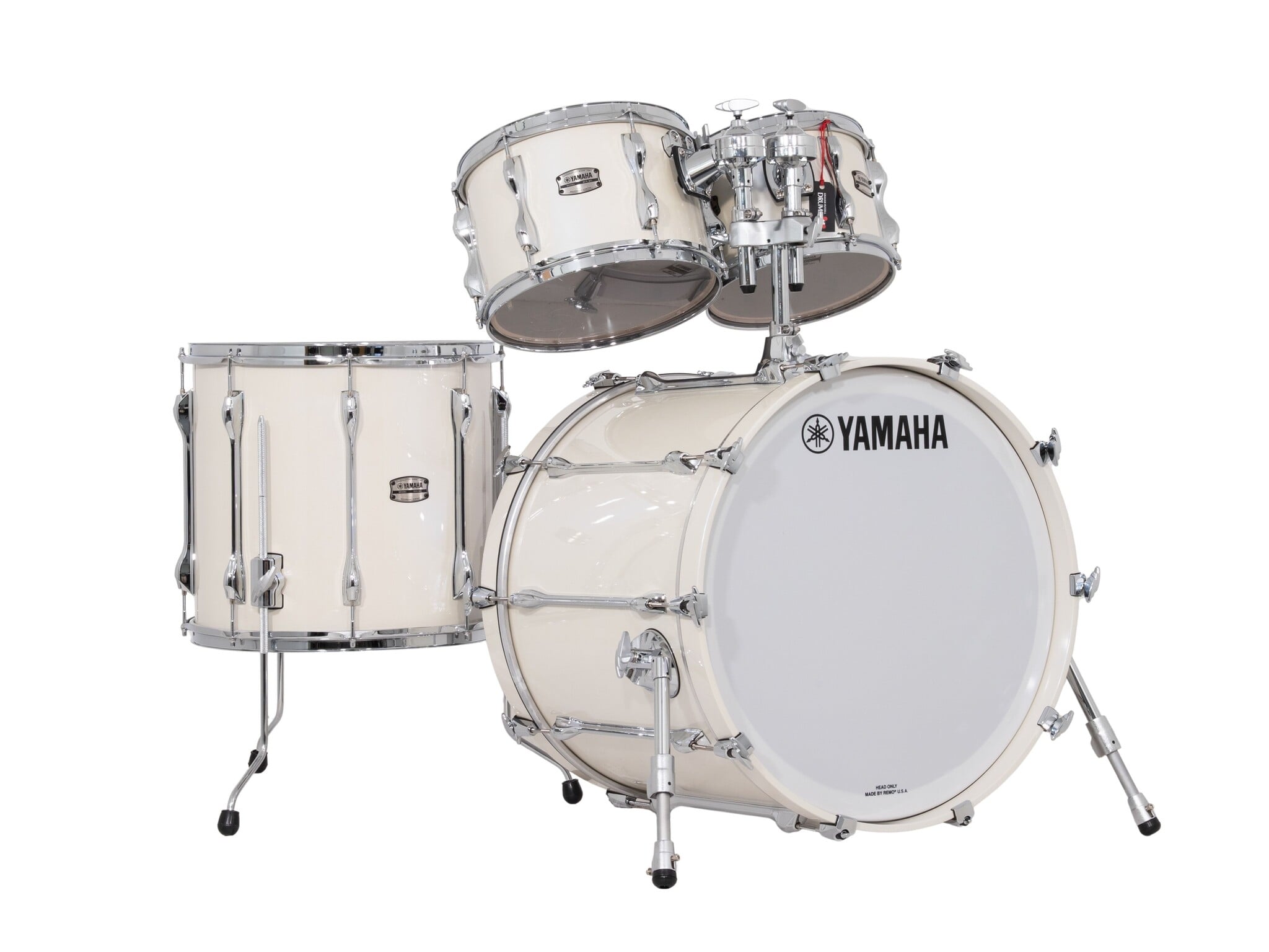 Yamaha Recording Custom drum kit in Polar White