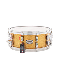 Yamaha Yamaha Absolute Hybrid Maple 14" x 6" Snare Drum, Gold Sparkle