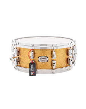 Yamaha Yamaha Absolute Hybrid Maple 14" x 6" Snare Drum, Gold Sparkle