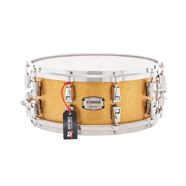 Yamaha Yamaha Absolute Hybrid Maple 14" x 6" Snare Drum, Gold Sparkle