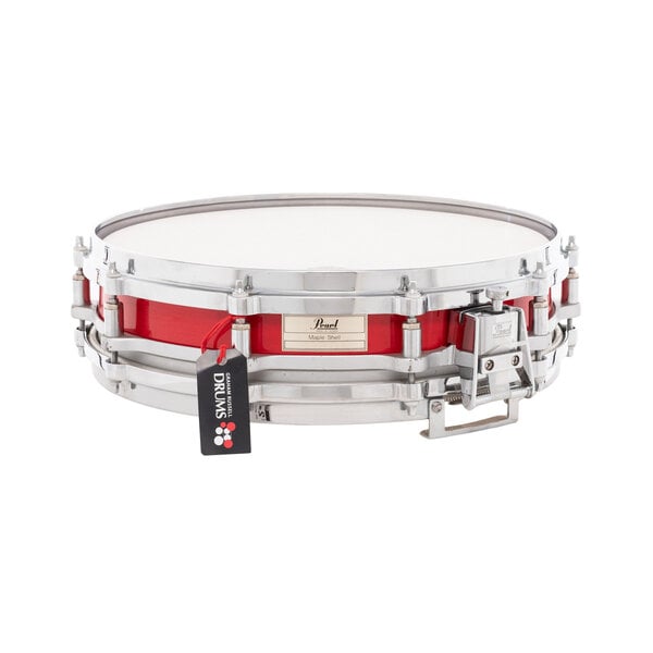 Pearl Pearl Free Floating 14" x 3.5" Maple Piccolo Snare Drum, Sequoia Red