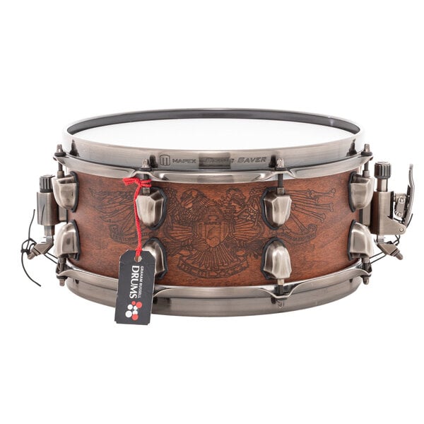 Mapex Mapex Black Panther 'Warbird' (2015) Chris Adler Signature 12" x 5.5" Maple/Walnut Snare Drum