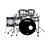 Mapex Mapex Saturn III 22" Drum Kit, Galaxy Sparkle Fade