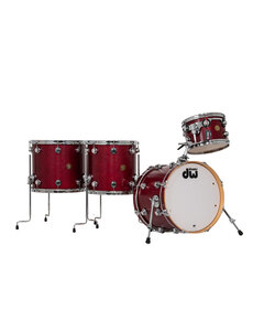 DW Drums DW Jazz Series 18" Maple/Gum Drum Kit, Satin Cherry Oil