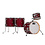 DW Drums DW Jazz Series 18" Maple/Gum Drum Kit, Satin Cherry Oil