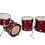 DW Drums DW Jazz Series 18" Maple/Gum Drum Kit, Satin Cherry Oil