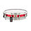 Pearl Pearl Free-Floating 21st Anniversary 14" x 3.5" Hammered Brass Piccolo Snare Drum