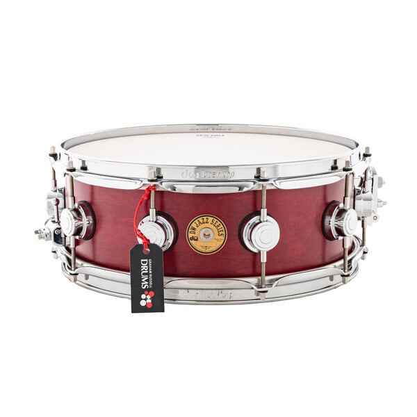 DW Drums DW Jazz Series 14" x 5.5" Maple/Gum Snare Drum, Satin Cherry Oil