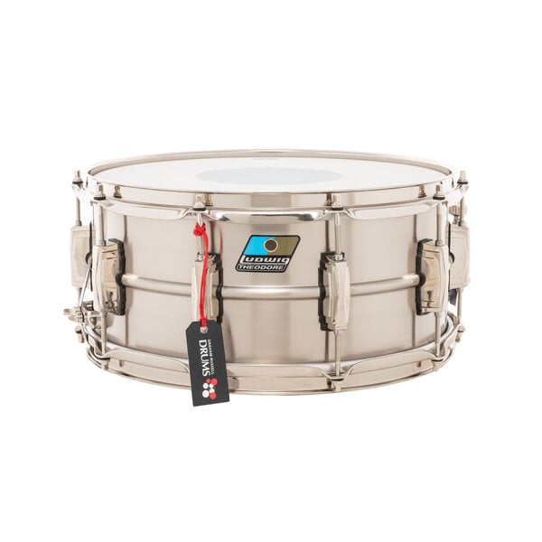 Ludwig Ludwig Jon Theodore Signature 14" x 6.5" Brass Snare Drum, Antique Nickel