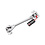 DW Drums DW 12" Dog Bone Cymbal Attachment